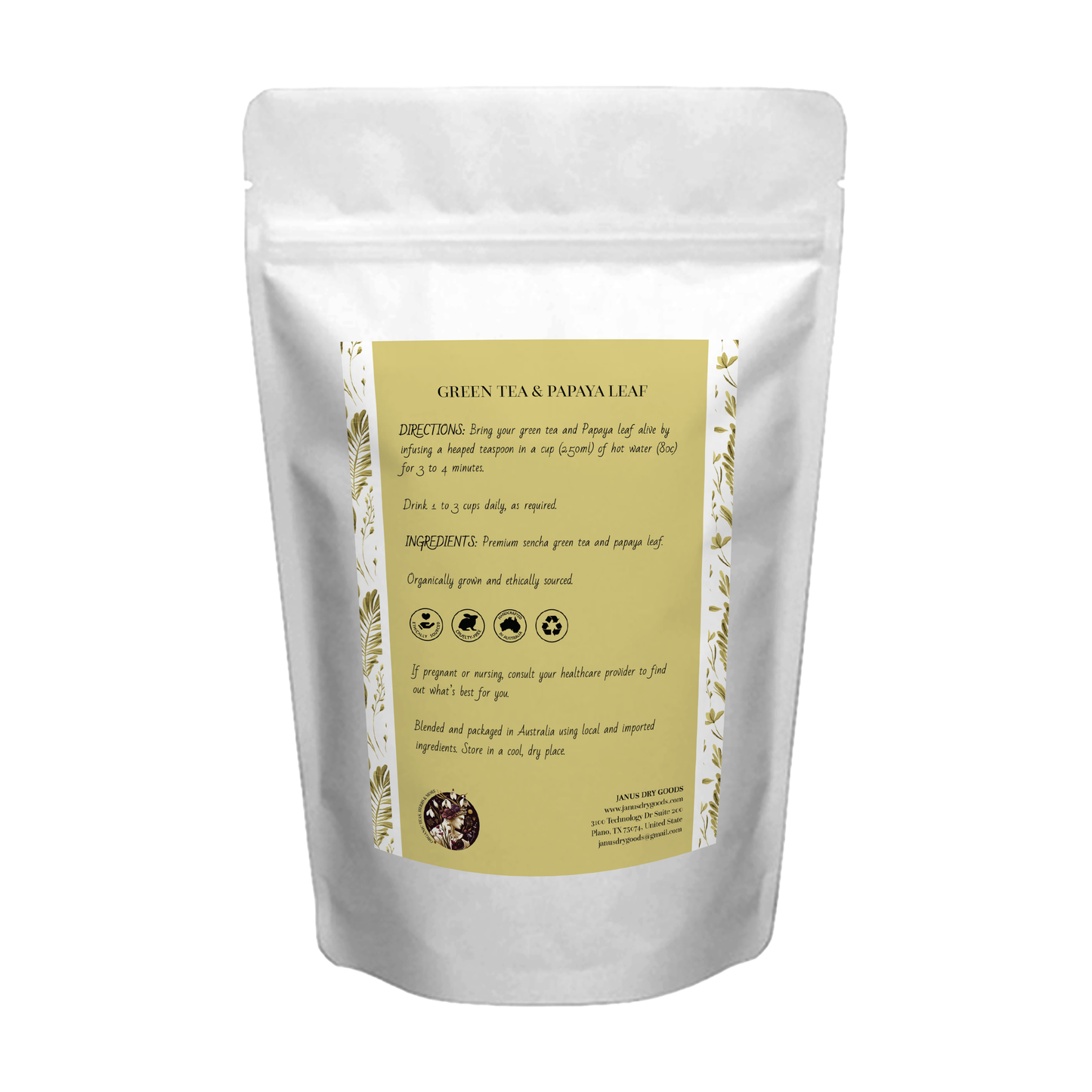 Green Tea and Papaya Leaf