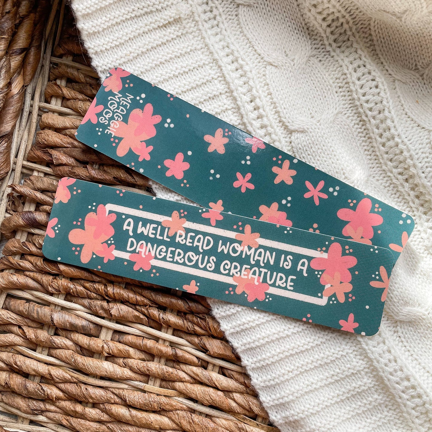 A Well Read Woman Is A Dangerous Creature Bookmark 2x8